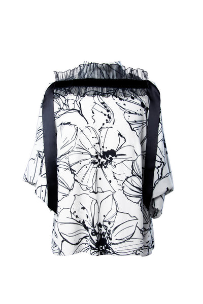 Oberteil mit Blumen-Muster
