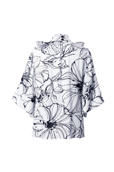 Oberteil mit Blumen-Muster
