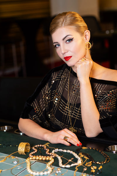 Abendkleid-Kaftan