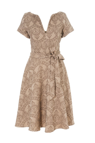 Kleid in 50-er Jahre Stil mit Stoffgürtel